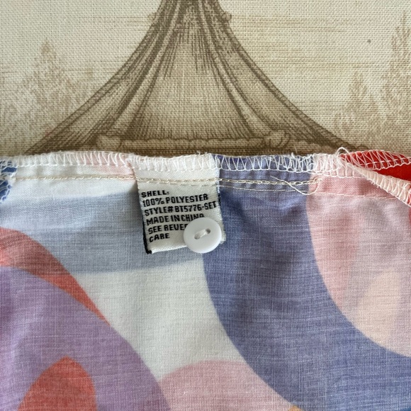 Colorful Abstract Button-Up Shirt - Picture 3 of 3